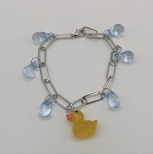 Handmade rubber ducky bracelet
